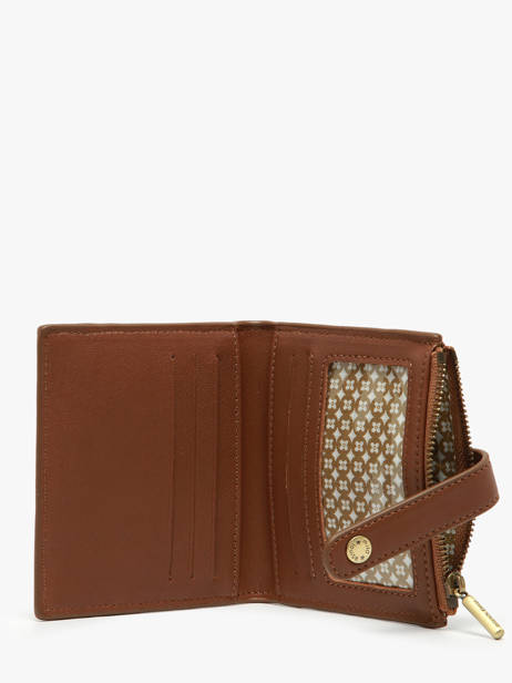 Kaarthouder Leder Mila louise Bruin vintage 3810PAV ander zicht 1